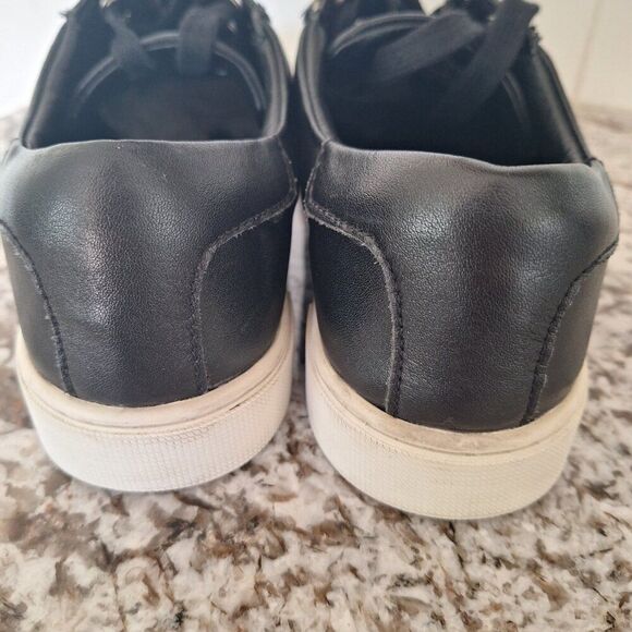 Frye and Co Black Leather Sneakers Sz 9.5 - Picture 4 of 10